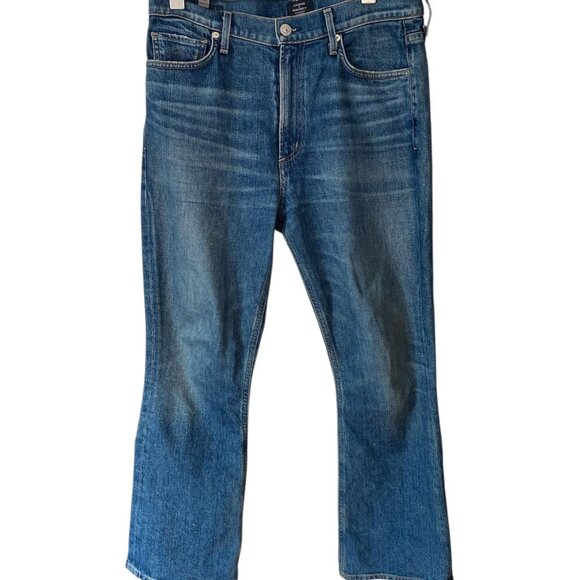 CITIZENS OF HUMANITY Demy Cropped Flare Jeans Size 29 - Picture 2 of 9